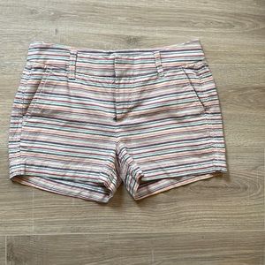 striped shorts